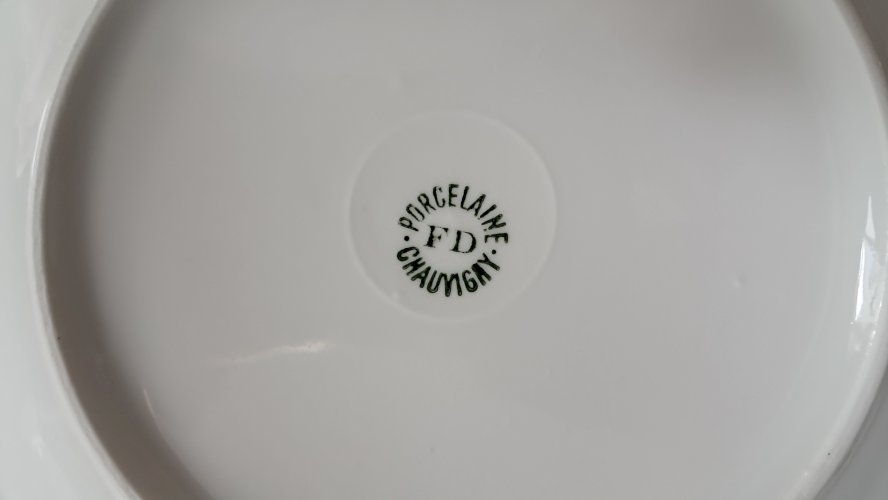 assiettes céramiques blanches excellent état 