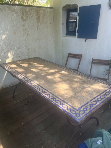 Donne table mosaïque 