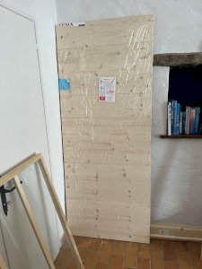 solid wood sliding door