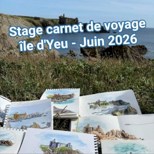 Travel journal workshop on the Île d'Yeu