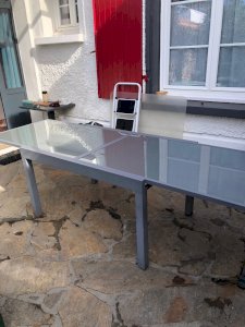 table d'exterieur avec rallonge